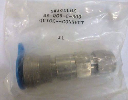 Swagelok SS Instrumentation Quick Connect Body SS-QC6-B-600