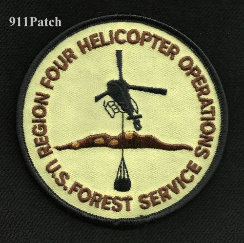US FOREST SERVICE Region 4 Hot Shot Crew Wildland FIREFIGHTER Patch HOTSHOTS