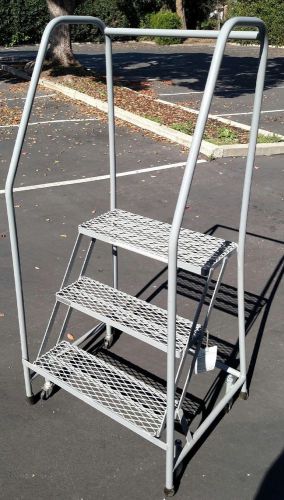 COTTERMAN Rolling Ladder Stairs 3 STEP SAFETY ANGLE