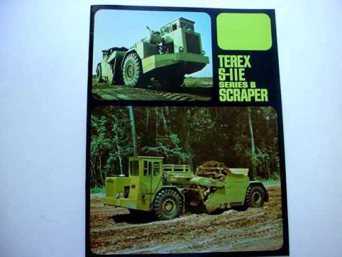Terex S-11E Series B Scraper Literature