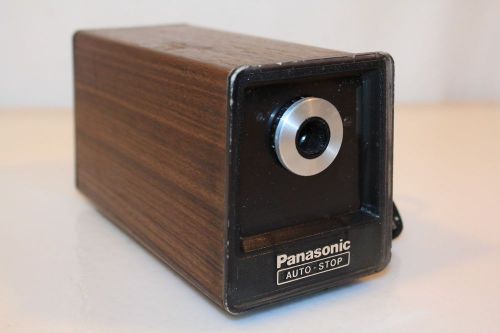 Panasonic KP-77 Electric Pencil Sharpener Faux Wood Electric 216