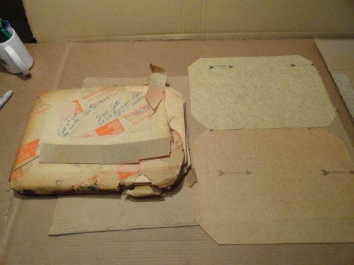 Vintage Lot Oiled Tympan Paper Heidelberg 10X15 Mixed 4&amp;6 Mil Die Cut, Scored?