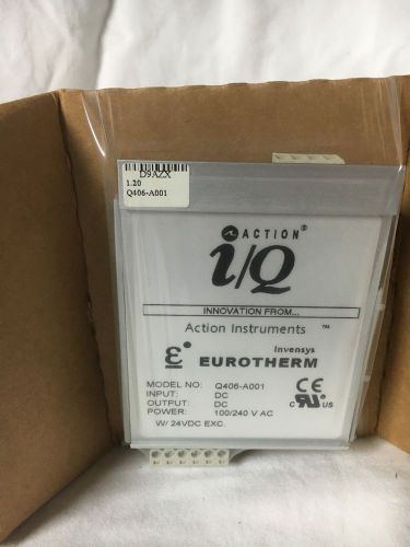 ACTION I/Q Q406-A001 INPUT MODULE *NEW IN A BOX*