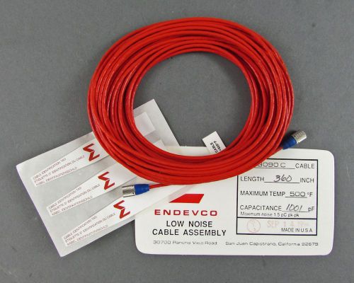 360&#034; Endevco 3090C Low Noise Cable Assembly, 500°F, 1001 pF