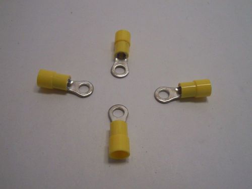 Yellow Crimp #10 Ring Terminals - 10-12 Gauge - Pkg/10