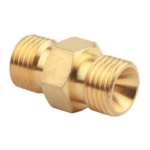 Lincoln Electric KH410 Brass Oxygen Hose Fitting, Union, 1/4&#034; NPT Male (Pack of