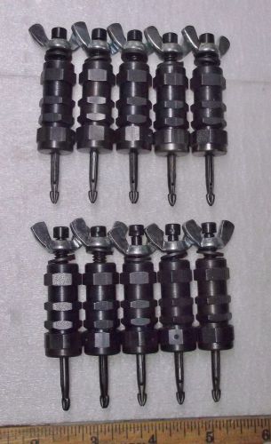 10 - 5/32&#034; wingnut clecos -  genuine kwik-lok cleco fasteners with 0-1/2 grip for sale