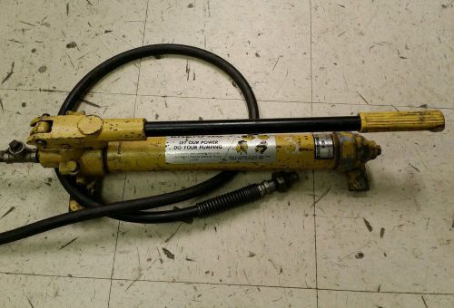 Enerpac P-39 Hydraulic Pump with 8500 psi Hose