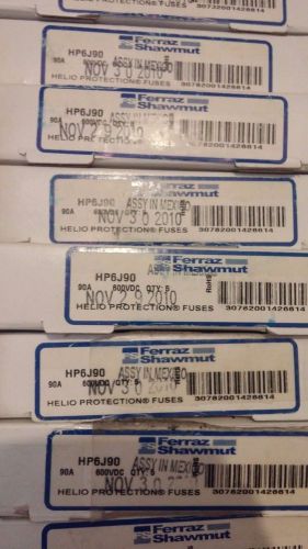 NEW BOX of 5 - HP6J90 Mersen Ferraz Shawmut Photovoltaic Fuses -10 Available