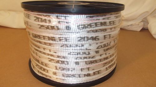 3/4&#034; x 1000&#039;  2500# tensile polyester pull tape, mule tape, webbing for sale
