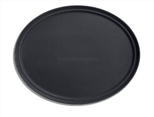 New Star Foodservice New Star 25453 NSF Plastic Oval Rubber Lined Non-Slip Tray,