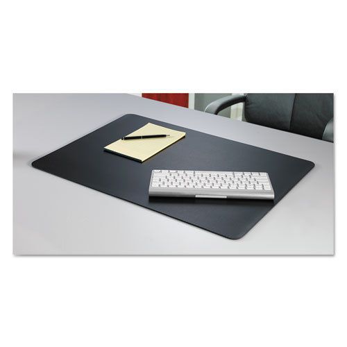 Rhinolin II Desk Pad with Microban,17x 12, Black