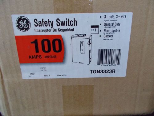 general electric TGN3323R 100a 240v 3p3w non-fused disc