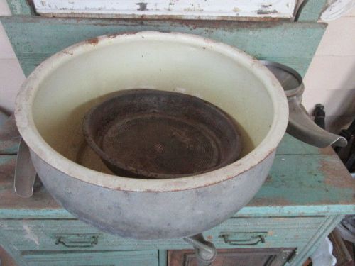 Antique Cream Separator Bowl and Drains