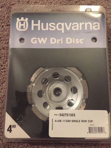 Husqvarna 542751303 concrete cup grinding wheel for sale