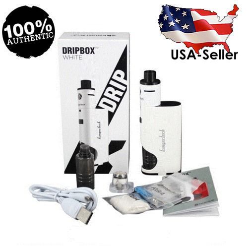 Authentic kanger dripbox white 60w drip box mod vaporizer kit w subdrip rda for sale