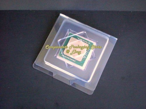 Ic&#039;s chips die case box clamshell with anti static esd foam -  qty 50 new for sale