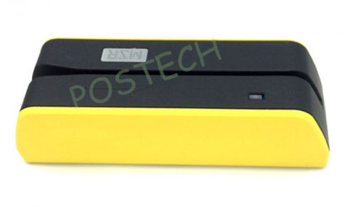 Msr09 x6 magnetic stripe card encoder reader writer c/ msre206/605 usb yellow for sale
