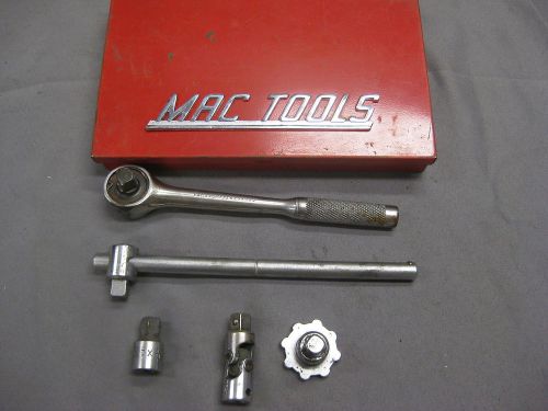 Mac tools 1/4 and 3/8 ratchet socket lot for sale