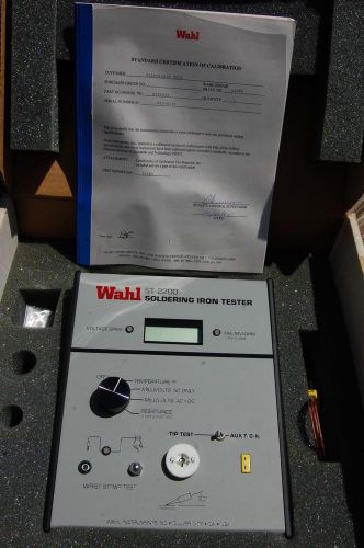 Wahl ST2200F Mil-Spec Soldering Iron Tester NO RESERVE