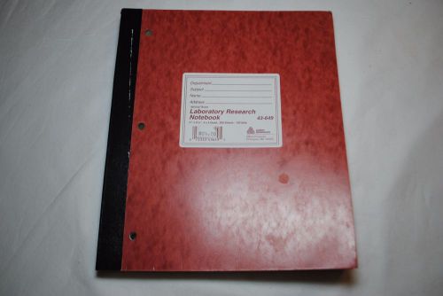 Avery Laboratory Research Notebook 43-649 200 sheets (100 double pgs)