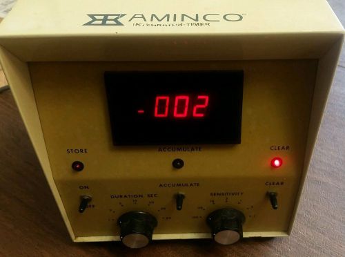 Aminco Integrator Timer J4-7462A
