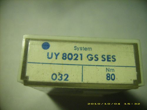 35 pc pack SCHMETZ sewing machine needles UY 8021 GS SES Nm 80/032