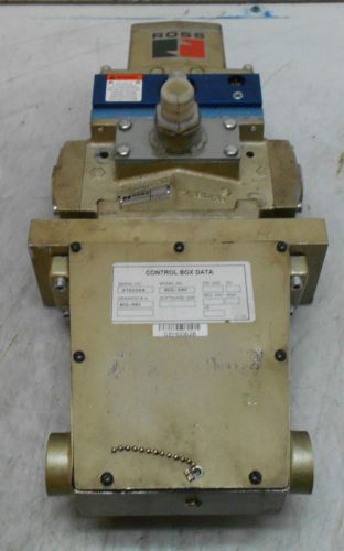 Ross dual solenoid air valve, mod# rcl-560, 120v, 1&#034; npt, used, warranty for sale