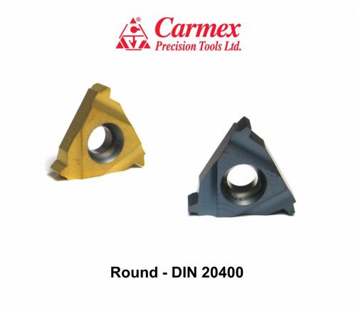5 Pcs. Carmex Carbide Thread Turning Inserts Round - DIN 20400 Grade BMA / BXC