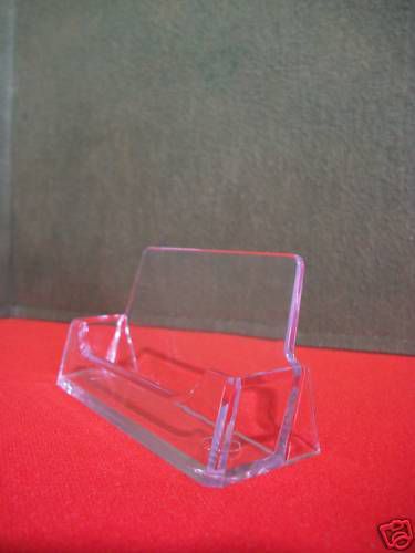 100 Acrylic business card display holder stands lot