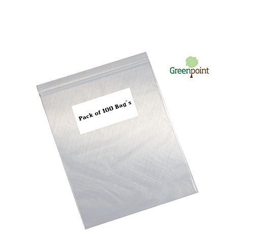A World Of Deals 2 Mil Clear Zip Lock Bags, 9&#034; X 12&#034; - 100 Piece