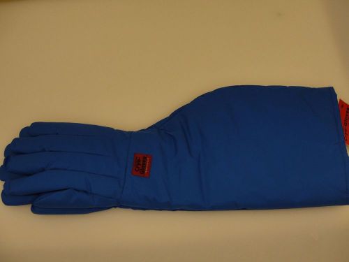 &#034;new&#034; tempshield waterproof cryo-gloves, shoulder length, blue, size xl for sale