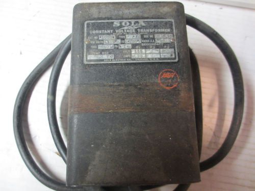 Sola electric constant voltage transformer for sale