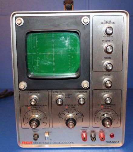 Vintage RCA Oscilloscope, WO-505a (clean)