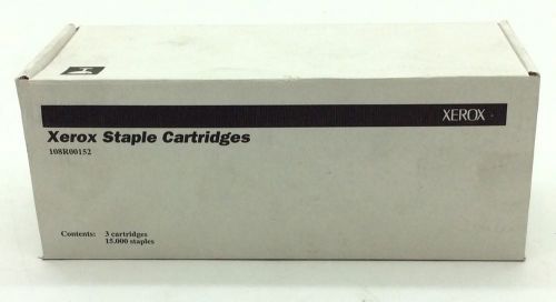 NEW Genuine Xerox Staple Cartridges (108R00152) 3-Cartridges, 15,000 Staples #KC