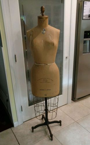 Vintage Wolf Dress Form Model 1955