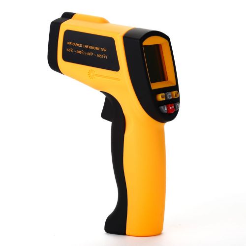 Laser ir infrared temperature thermometer non-contact digital gun -50~900°c for sale