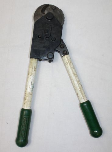 Greenlee 764 ratchet cable cutter 750 mcm copper capacity for sale