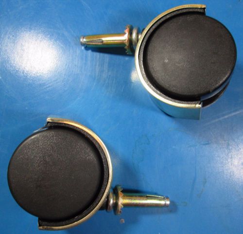 2&#034; dual wheel stem caster #788-9520 pack contains (2) wheels for sale