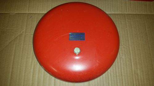 Wheelock cooper series 46 mb-g10-24-r 103943 10&#034; fire alarm bell red 24 volt 43t for sale