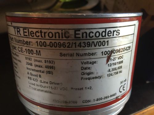 TR ELECTRONICS ENCODERS 100-00962/1439/V001 TYPE CE-100-M