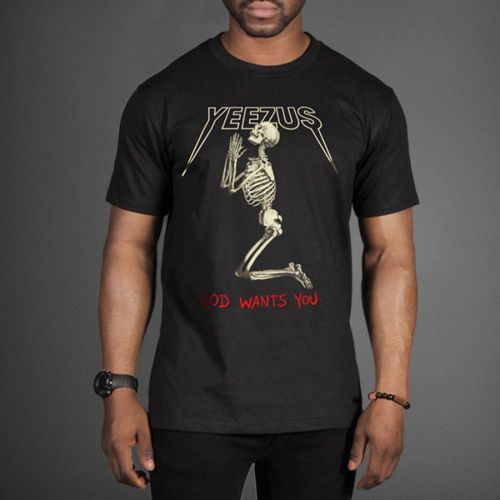 Kanye West Black Yeezus Tour Shirt Merchandise God Wants You S UO SS All Size
