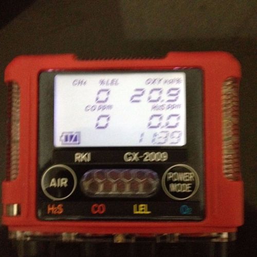 Rki instruments gx-2009 multi-gas personal monitor #72-0314rkc for sale