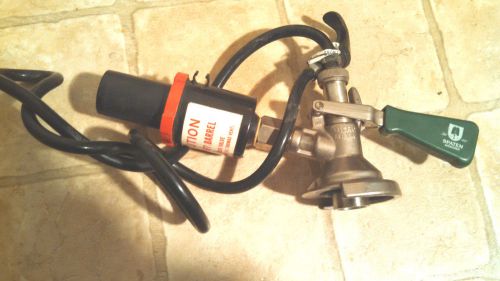 Beer Keg Tap Coupler pump &amp; check valve MicroMatic SK184 Spaten Munchen handle