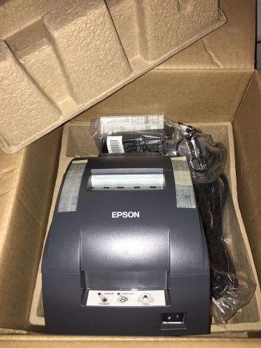 &#034;NEW UN-USED&#034;Epson model M188D TM-U220D POS Receipt Printer, With Sealed Cords!!