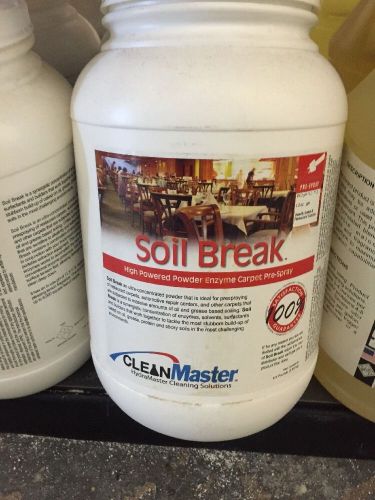 HydraMaster Soil Break Enzyme 6.5 lbs jars, case of 4