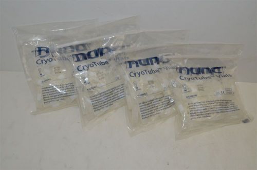200pc Thermo Nunc 1.0ml starfoot conical cryotube vials 377224