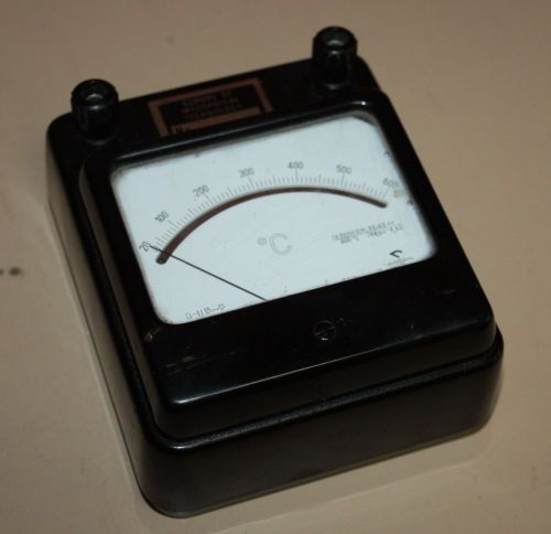 Vintage Gossen 600 deg C Temperature display meter Fe Const Thermocouple
