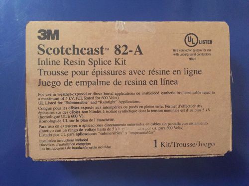 3M Scotchcast 82-A Inline Resin Splice Kit New