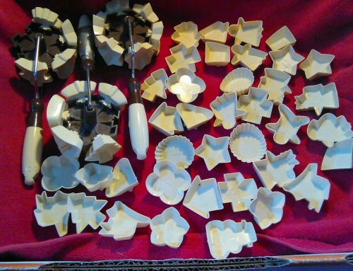 3 wilton Rolling Cookie Cutters With 50 cutters all shapes. Christmas too!